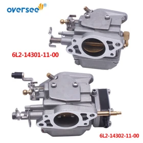 6L2-14301 6L2-14302 Carburetor For Yamaha Outboard Motor 2T 2 Cylinder 20/25HP