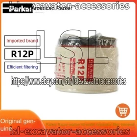 For Parker Oil Water Seperator Filter Element R12p R15p R20p  Diesel Rate 15gph