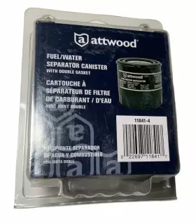 11841-4 ATTWOOD Boat Fuel Water Separator Canister Marine