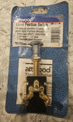 7594-3 ATTWOOD Position Switch Fuel Hose Fitting