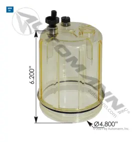572.46663 AUTOMANN Fuel Water Separator Bowl Racor