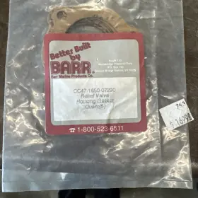 CC47-1650-07290 BARR Relief Valve Hsg Gskt Marine