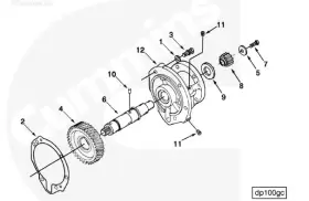 3076225 CUMMINS Drive Gasket #2