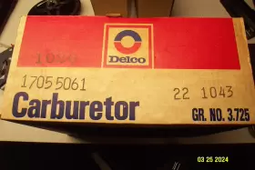 17055061 DELCO Carburetor Barrel Electric Choke Marine Gm