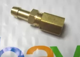 51638HB DOR Female Inverted Flare Hose Barb Nipple Fitting
