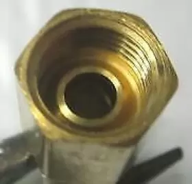 516HB1 DOR Female Inverted Flare Hose Barb Nipple Fitting #2