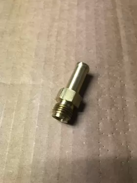 516M38 DOR Male Inverted Flare Hose Barb Nipple Fitting