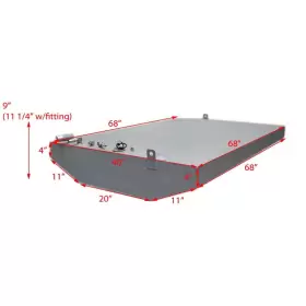 FMT-73C-RKB FLORIDA MARINE TANKS Boat Fuel Gas Tank Gallon #3