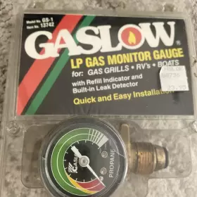 GS-1 GASLOW Lp Gas Monitor Gauge Grills Boats Rv #2