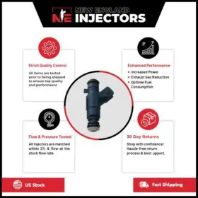 16450-ZZ5-003 HONDA Fuel Injectors Set #2
