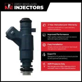 16450-ZZ5-003 HONDA Fuel Injectors Set #3