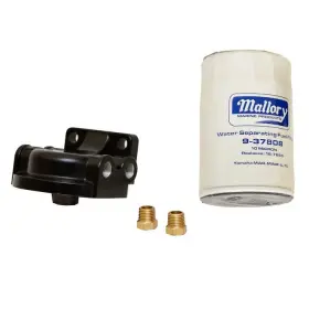9-37857 MALLORY MARINE Fuel Water Separator Micron Mini Npt