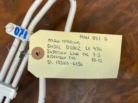 51.10300-6186 MAN MARINE DIESEL Pressure Pipe Injection Lines #2