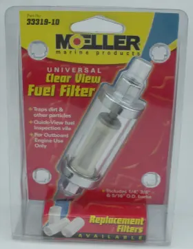 033319-10 MOELLER View Inline Fuel Filter Hose