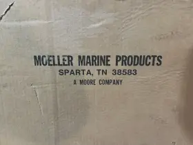 32550 MOELLER Gallon Permanent Deck Boat Fuel Tank Marine #3