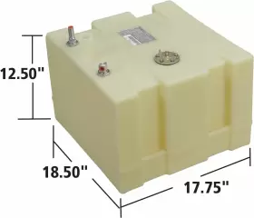 032515 MOELLER MARINE Deck Permanent Fuel Tank Gallon #2