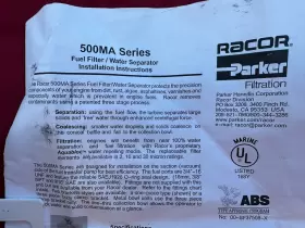 500MA2 PARKER RACOR Turbine Fuel Filter Water Separator #3