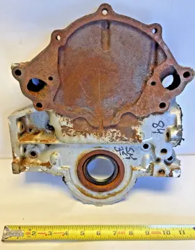 6059AA PCM Motor Front Timing Chain Housing Steel Boat Marine