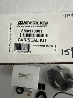 8M0178981 QUICKSILVER/MERCRUISER Fuel Pump Cover Seal Rebuild #3