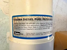 1000MA2 RACOR Turbine Diesel Fuel Water Separator Marine #2