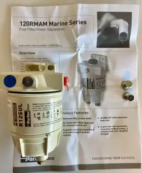 120RMAM2 RACOR Fuel Filter Boat Water Separator Inboard
