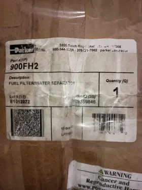 900FH2 RACOR Intake Fuel #2