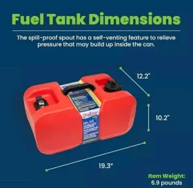 10511 SCEPTER Gallon Seat Fuel Tank Marine #3