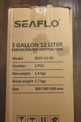SFGT-12-01 SEAFLO Gallon Boat Fuel Gas Tank Gauge Marine #3