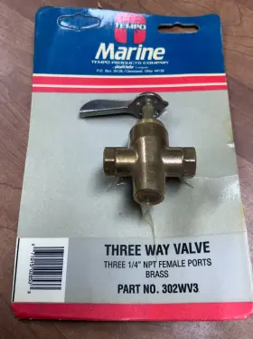 302WV3 TEMPO MARINE Valve Fnpt Moeller