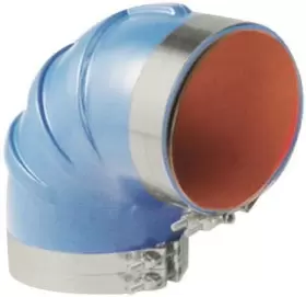 290V3000-S-S TRIDENT Silicone Vht Elbow Bolt Clamps