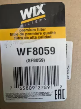 SF8059 WIX Diesel Fuel Filter Pack
