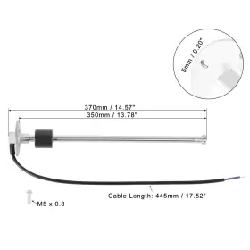 752374846493 X-AUTOHAUX Fuel Level Sensor Sender Boat Water #2