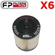 6 x 2040V02 Genuine Racor Fuel Filter - 900 Series 2040N-02, FS20401, 2040-SM