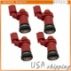 4pcs Fuel Injectors 12 Holes for Yamaha Outboard 75HP 90HP 16-22 6FP-13761-00-00