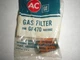 GENUINE AC GF470 FUEL FILTER GAS FILTER  NOS
