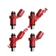 4X Fuel Injectors 6FP-13761-00-00 For Yamaha Outboard 90HP 75HP 4 Stroke 16-22