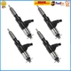 4pcs Fuel Injectors 095000-6320 RE531210 RE546783 For John Deere 5100R 6230 310L