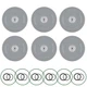 6PCS FS19915 L9915F for Detroit DD13 DD15 DD16 Fuel Water Separator Filter