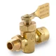 Moeller 1/4" NPT Male/Female Brass Fuel Shut-Off #033300-10