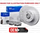 FOR FORD FIESTA 1.5 TDCi 1.6 2012-2018 DELPHI 253mm REAR BRAKE DISCS BRAKE PADS