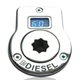 Oceanic Systems S/S Boats Fuel Deck Filler Gauge│Fits 38mm/ 1.5" Pipe│560-2210