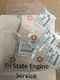 KUBOTA FUEL OVERFLOW RETURN PIPE W/WASHERS 16261-42502 D905 D1005 D1105 D1305