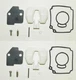 Yamaha 20 / 25 Hp Carburetor Kit With Float  REPLACES 6L2-W0093-00-00
