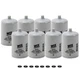 WIX Set of 8 Fuel Water Separator Filters for Audi Blue Bird Chevy Ford GMC VW