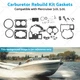302-804844002 Carburetor Rebuild Kit Gaskets Suitable for Mercruiser 3.0L 5.0L