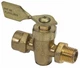 Moeller Fuel Tank Shut-Off Valve (1/4" FNPT, Male/Female, Brass)