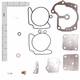 Johnson & Evinrude 20-300 HP Outboard Engines Carburetor Kit Walker 16038V