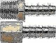 Moeller Brass Fuel Line Hose Barb (Male 1/4" NPT X 5/16" BARB)