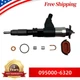 COMMON RAIL FUEL INJECTOR 095000-6320 FOR JOHN DEERE RE546783 RE531210 RE530361