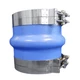 Trident Marine 8" ID Blue Silicone Molded Wet Exhaust Hump w/4 T-Bolt Clamp [270